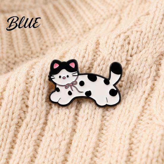 Statement Jewelry Brooch Dog Cat Cute Dachshund Dog/Kitten Enamel Pin