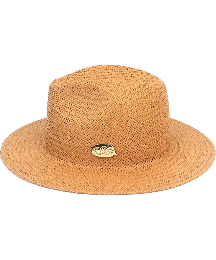 Yunibeosyeolkemiseuteuli Swing Basic Brown Simple Fedora Summer Fedora