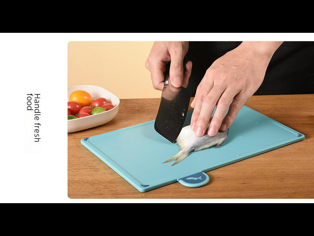 Creative Kitchen Cutting Board Set: Wheat Straw & PP Plastic - Four-Piece Food Classification Boards