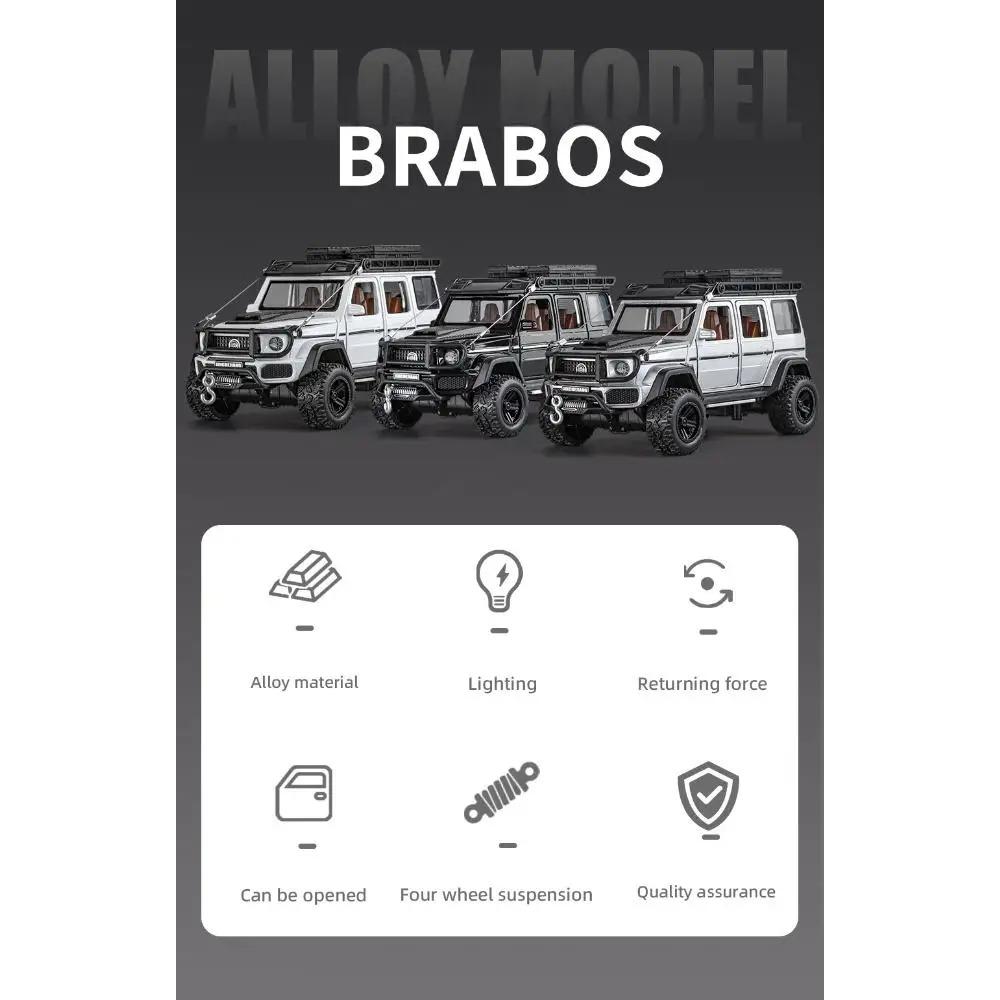 1/32 Mercedes Benz G550 Modified 4x4 Off Road SUV Alloy Metal Diecast Model Car Children's Toy Car Birthday Gifts for Boyfriend