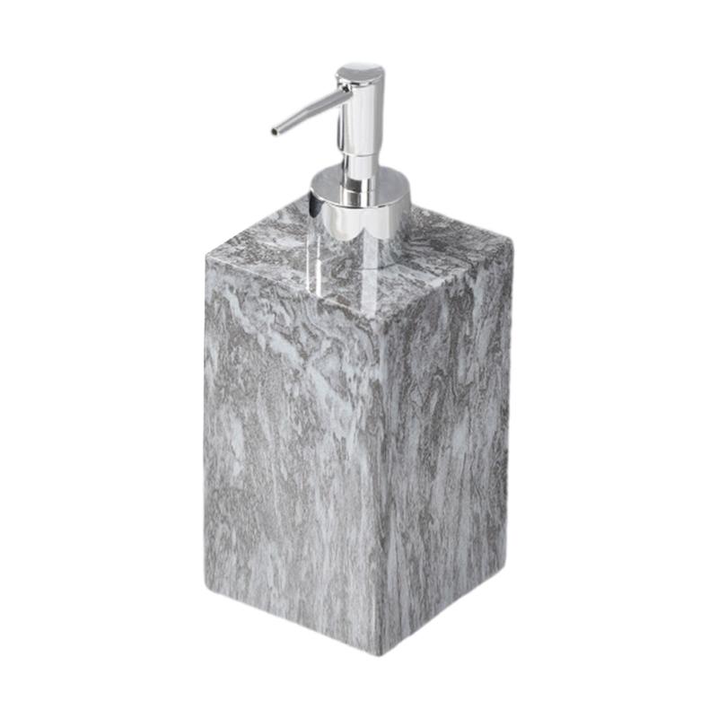 Shower Soap Dispenser Marble Texture Soap Dispenser Hand Soap Dispenser Bottle with Pump Hand Wash Dispenser for Kitchen