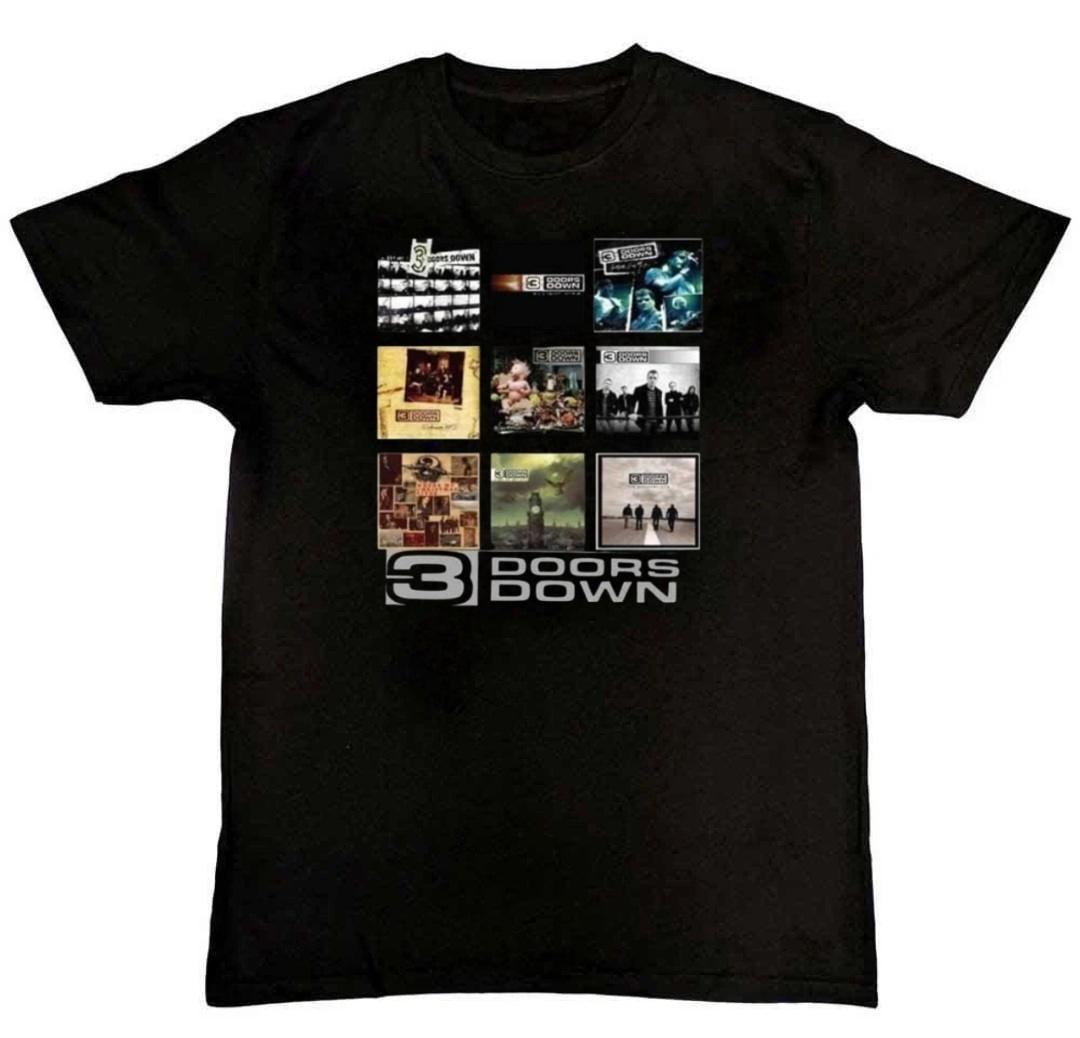 New 3 Doors Down Albums Band Graphic Print Mens T-Shirt XL