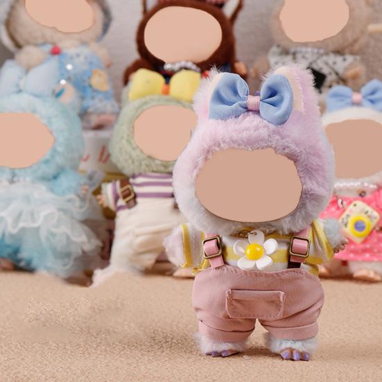 17cm Clothes Playtime Cowboy Overalls Set Doll Doll Clothing Accessories Gift