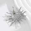 Featherlight Sunflower Brooch Jewelry Seamlessly Clothing Compatibility Day To Night