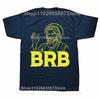 Jesus Brb Funny God Jesus Faith Resurrection Christian Gift Funny Gamer Tshirt 100 Cotton Graphic Print Men Clothing