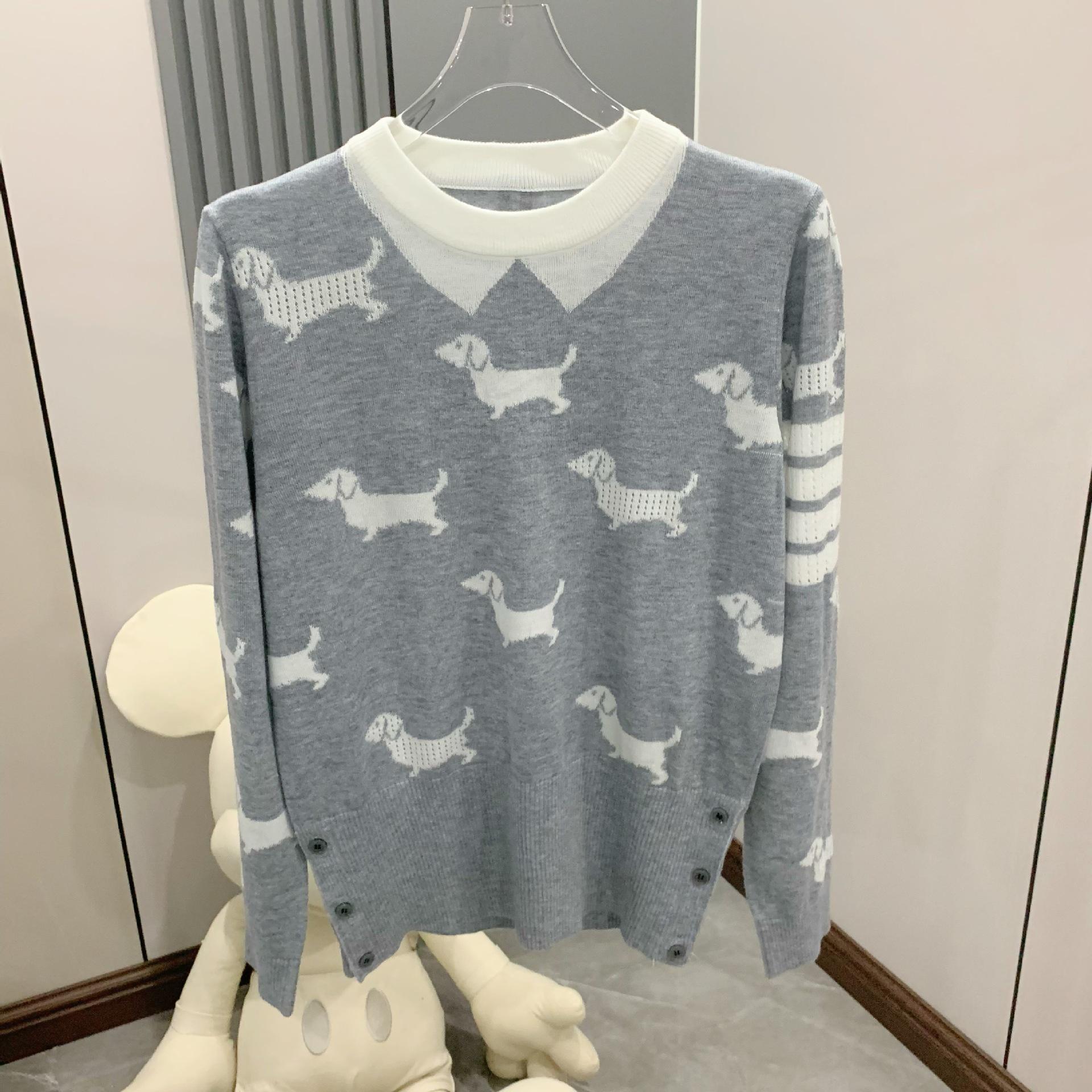 

THOM BRASSY 9076 Рукав длинный Ложный воротник для собак In Stock серый