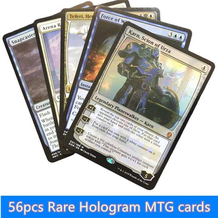56pcs Mtg Proxy Black Core Paper With Hologram Cards All Rare Expensive Cards Buy At A Low Prices On Joom E Commerce Platform