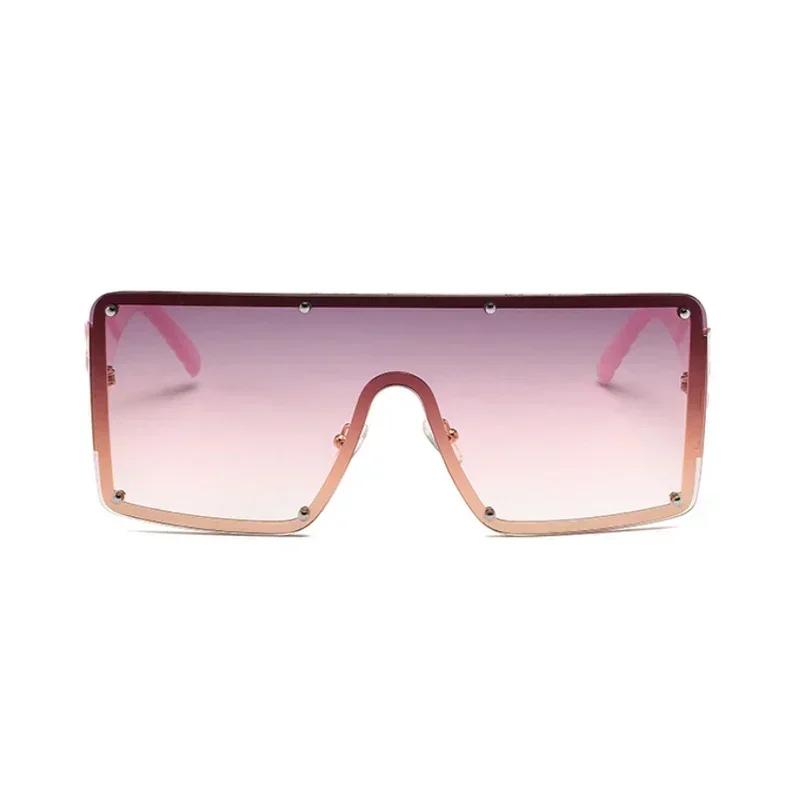 Outdoor Big Frame Square Sunglasses Women Men Luxury Casual Sun Glasses Mirror Black Colors Designer Brand Fashion