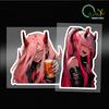 02 Anime Car Stickers Laptop Motorcycle Bumper Vinyl Stickers Scratch Resistant Fashion Decoration