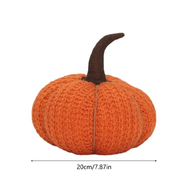Colorful Thanksgiving Pumpkin Cotton Fabric Pumpkin Artificial Harvest Decorative Pumpkin