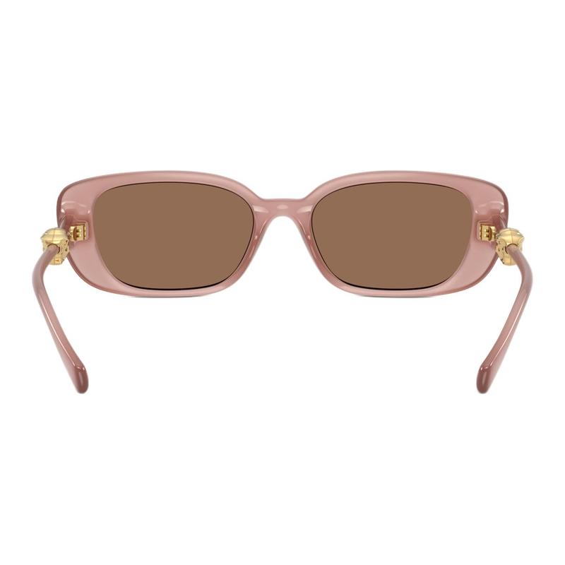 Versace Logo Design Nylon Rectangular Sunglasses Women's Pink 65997961 VE4504D553573-Pink 56