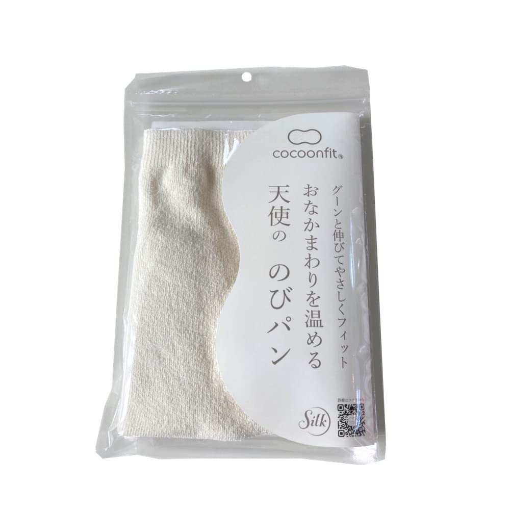 Cocoon Fit Silk Pants for Warmth Around the Stomach [Angel's Nobi-Pan] [Made In Japan] Sunayama Socks CO-0958N-02