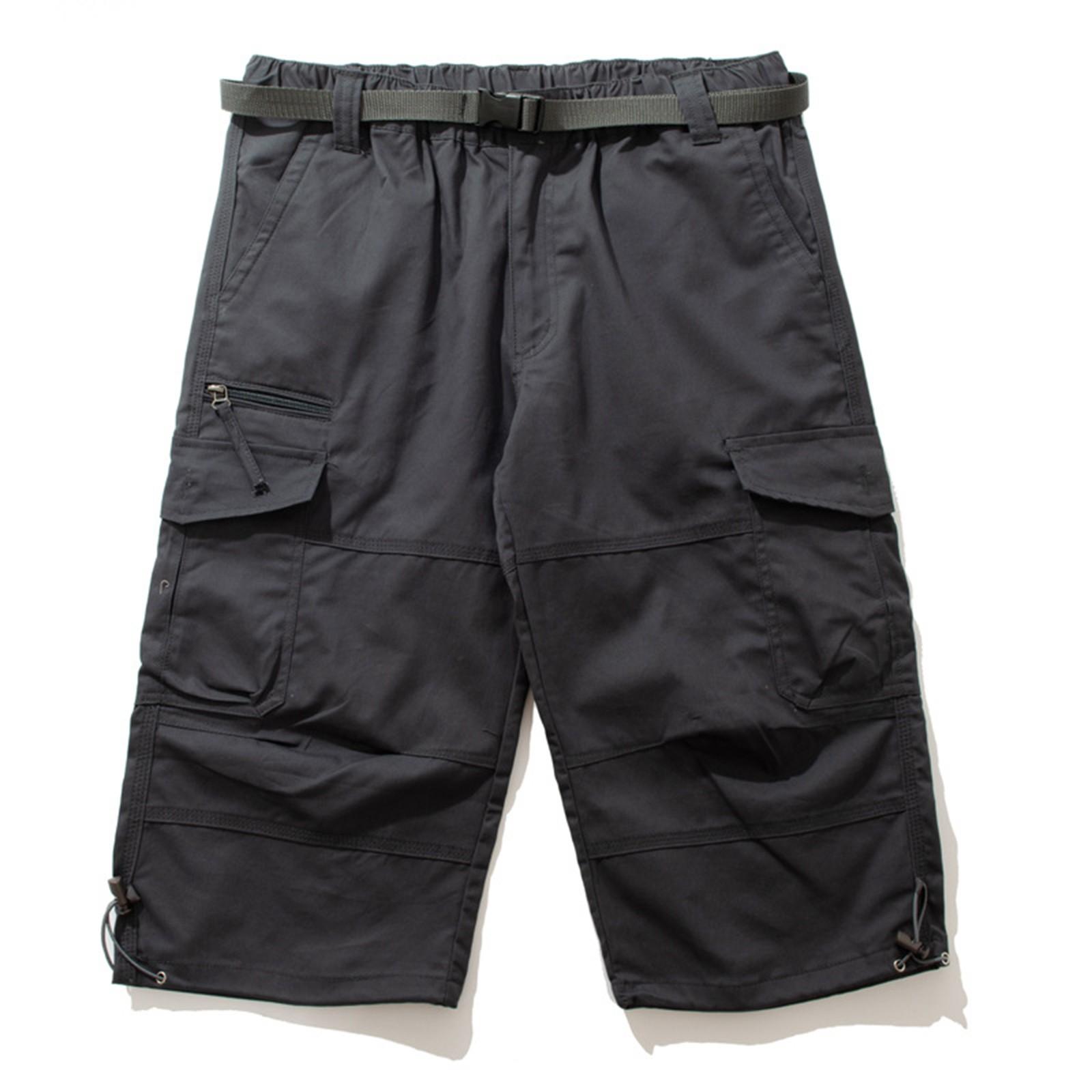 

Чоловічий літній робочий одяг, короткі штани, повсякденні штани, вільні спортивні штани XXXL