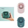 Mini Neck Hanging Fan Eyelash Blower Beauty Tool Usb Rechargeable Leafless Small Fan Noiseless 3-speed Mechanical Operation