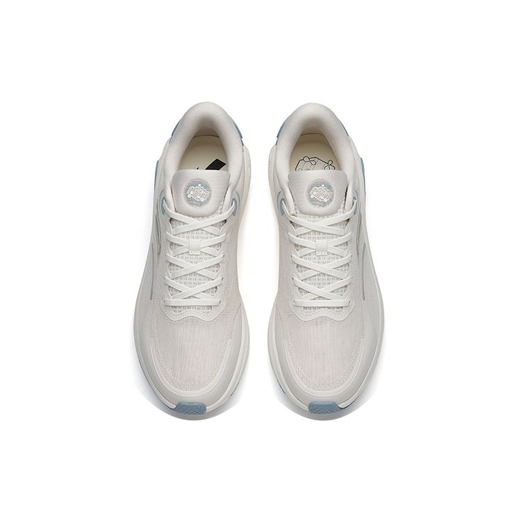 Anta Lightweight Low-Top Running Shoes Men Sneakers Gray White 112235556-3