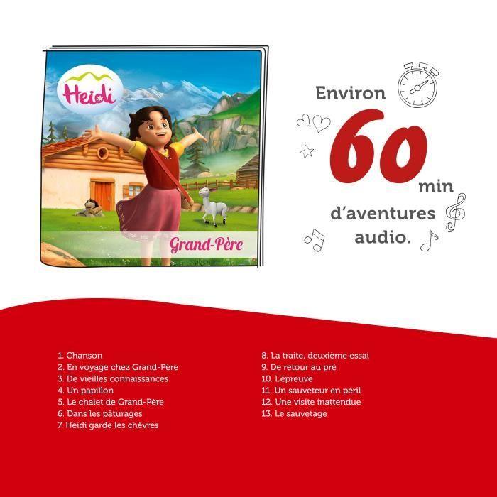Figurine tonie heidi - tonies® - audio pour toniebox - enfant - blanc