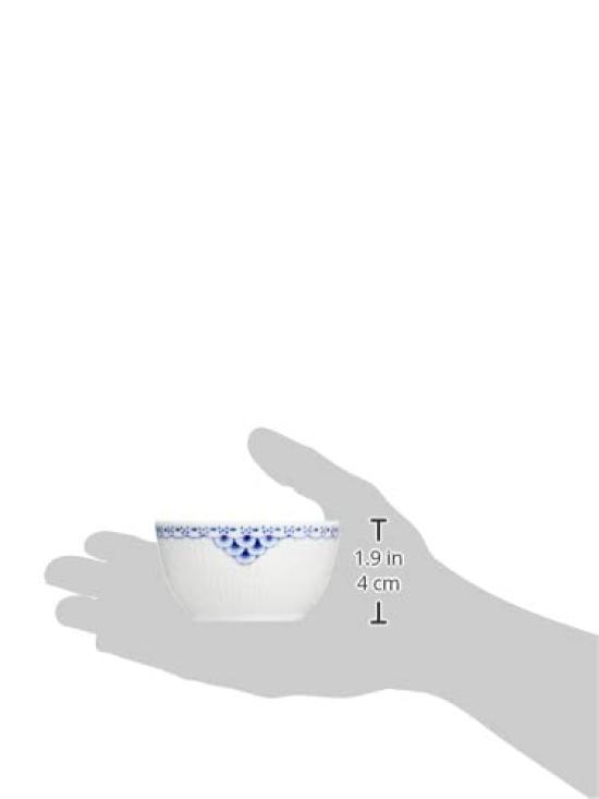 ROYAL COPENHAGEN Royal Copenhagen Princess Schüsselpaar 8 cm 2 Stück Hochzeitsgeschenk 1062486 Weiß [Regulärer Import]