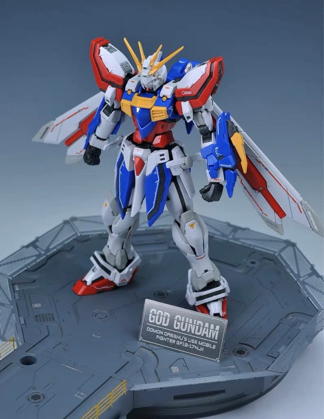 

RG God Gundam Customization Detail Up High Quality Metal Parts with Water Transfer Decals 1/144 [Used]