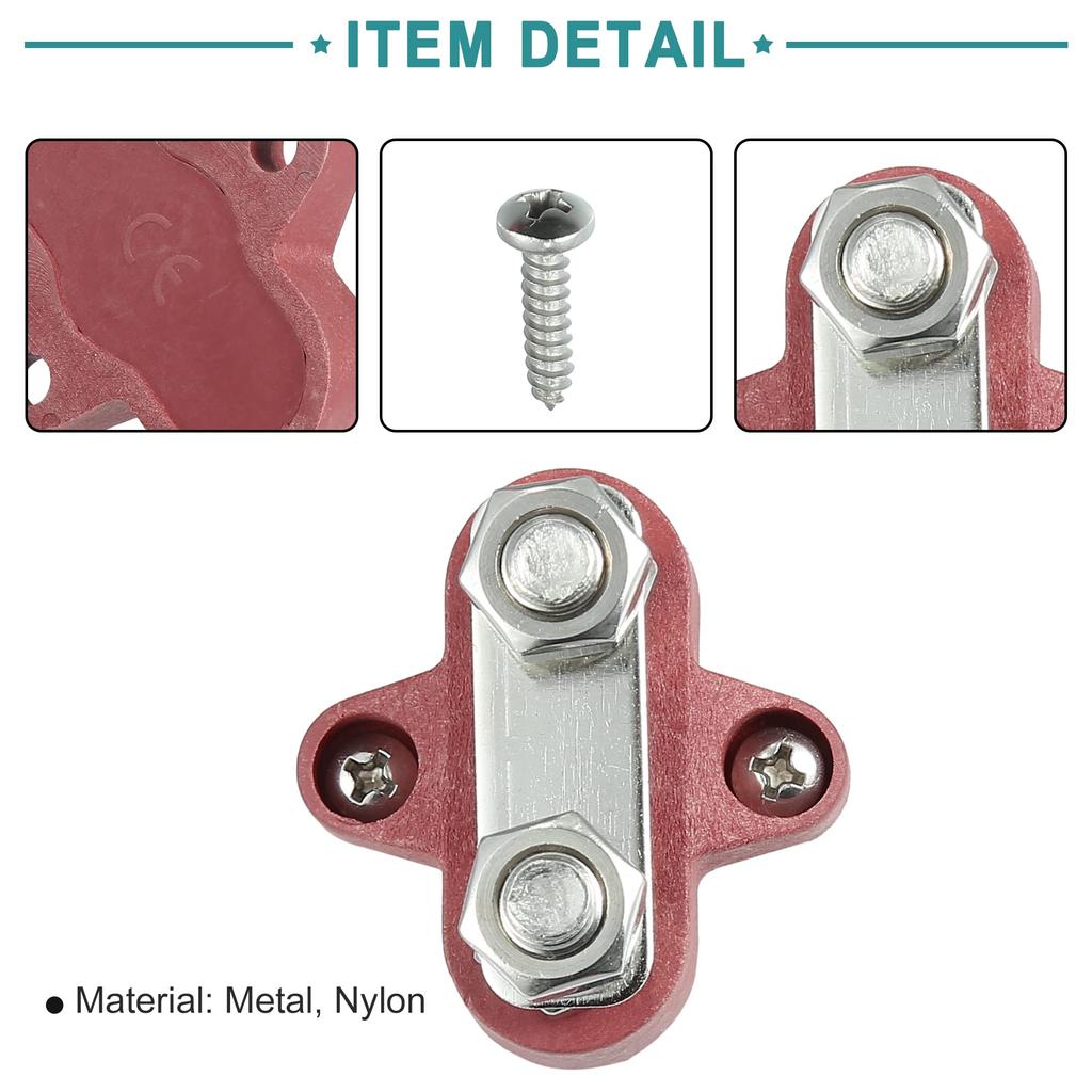 ACROPIX Busbar Junction Block Dual Power Post Insulated Terminals Universal