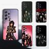 Band M-MOTLEY C-Crue Rock For Samsung S9,S10,S20,S10,S21,S25,S24,S23,Ultra,FE,Plus,Lite,Soft Silicone Black Case