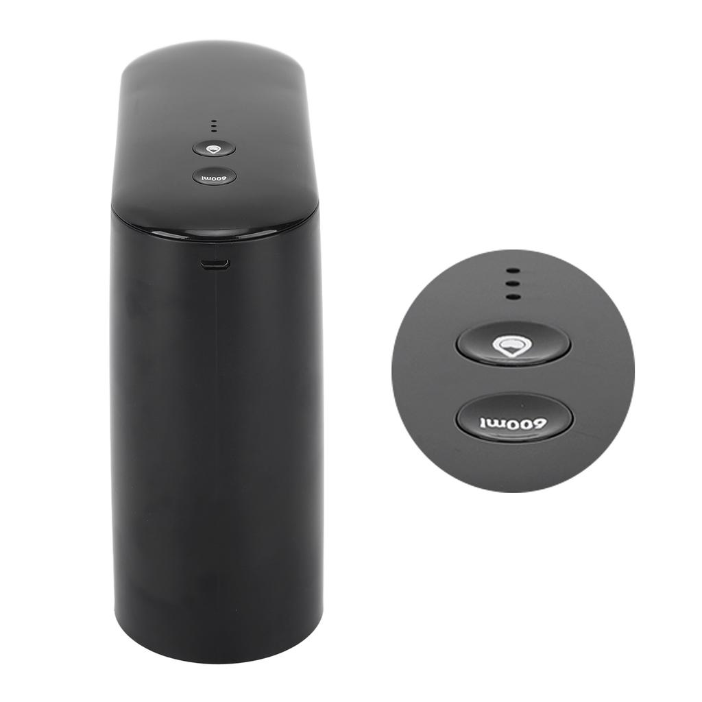 Electric Water Bottle Pump Portable Cordless Automatic Water Dispenser for Home Camping Black