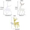 Easy To Install Elk Miniatures Elk Artificial Mini Deer Beautiful Sika Deer Statue  Christmas