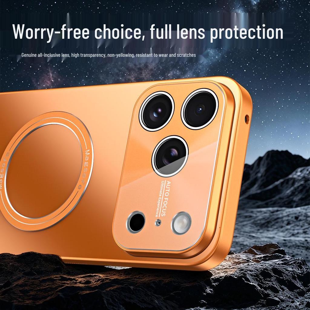 iPhone 17 Pro Max Case with Rotating Magnetic Stand and Apple 16 Lens Full Coverage Protection