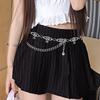 Vintage Adjustable Female Waist Chain Fashion Punk Star Planet Pendant Metal Waist Belt Dress Suit Jeans Waistband Decoration