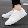 Men's Sneakers Luxury Brand Leather Casual Shoes for Men Lace Up Vulcanized Flats Classic Little White Shoes Tenis Masculino2025