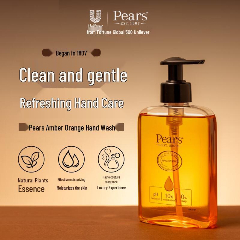 Pears Mint Crystal Soap & Amber Antibacterial Hand Soap Set