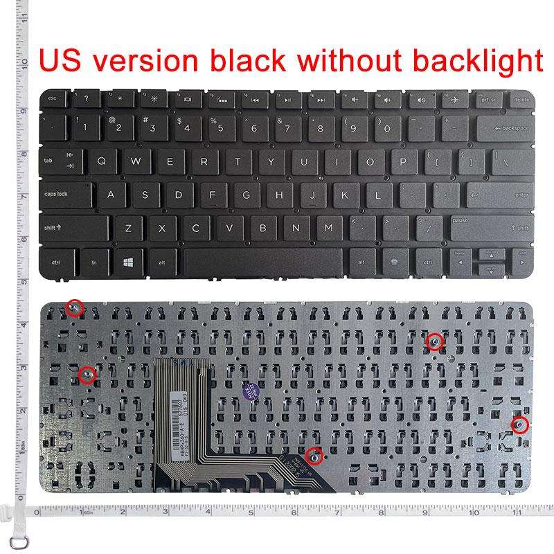 NEW US keyboard for HP Spectre X360 G1 G2 TPN-Q157 Q213 13-4000 13-4103DX 13-4001 13T-4000 English backlight US black NO backlit