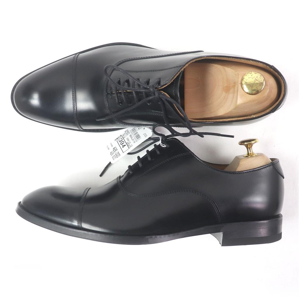 Pristine REGAL Dress shoes Cap toe Straight tip Lace up black leather mens 26 Used