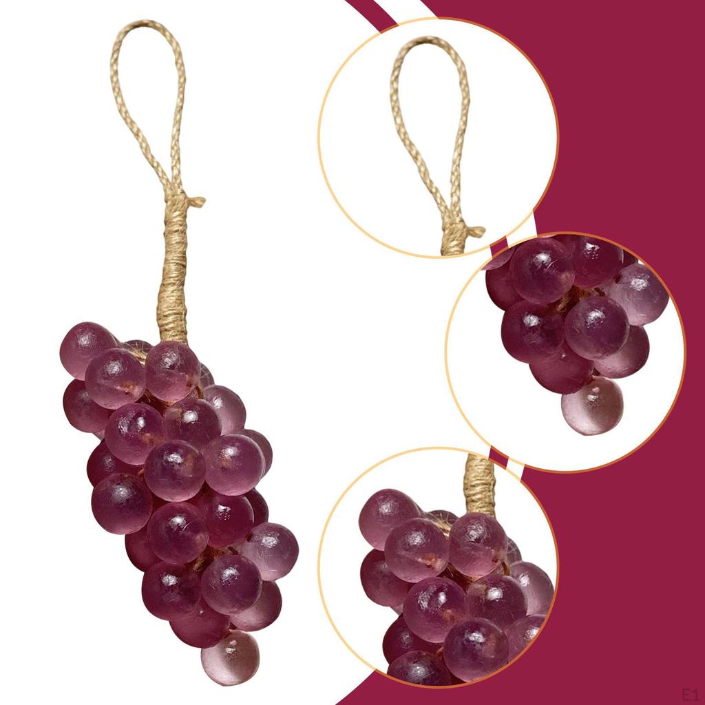 Grape Decor Hanging Men Women Deep Cleansing Cold Process Grapes Shaped Cluster Soap