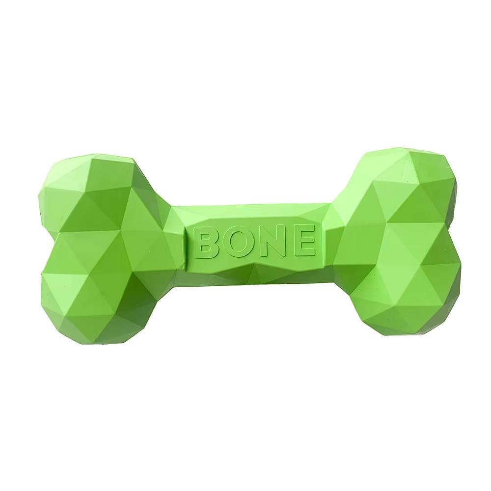 Hot Selling Luxury Bite Training Eco-Friendly Rubber Durable Bone Shape Design Multi-functional Indoor/Outdoor Pet Dog Chew Toy