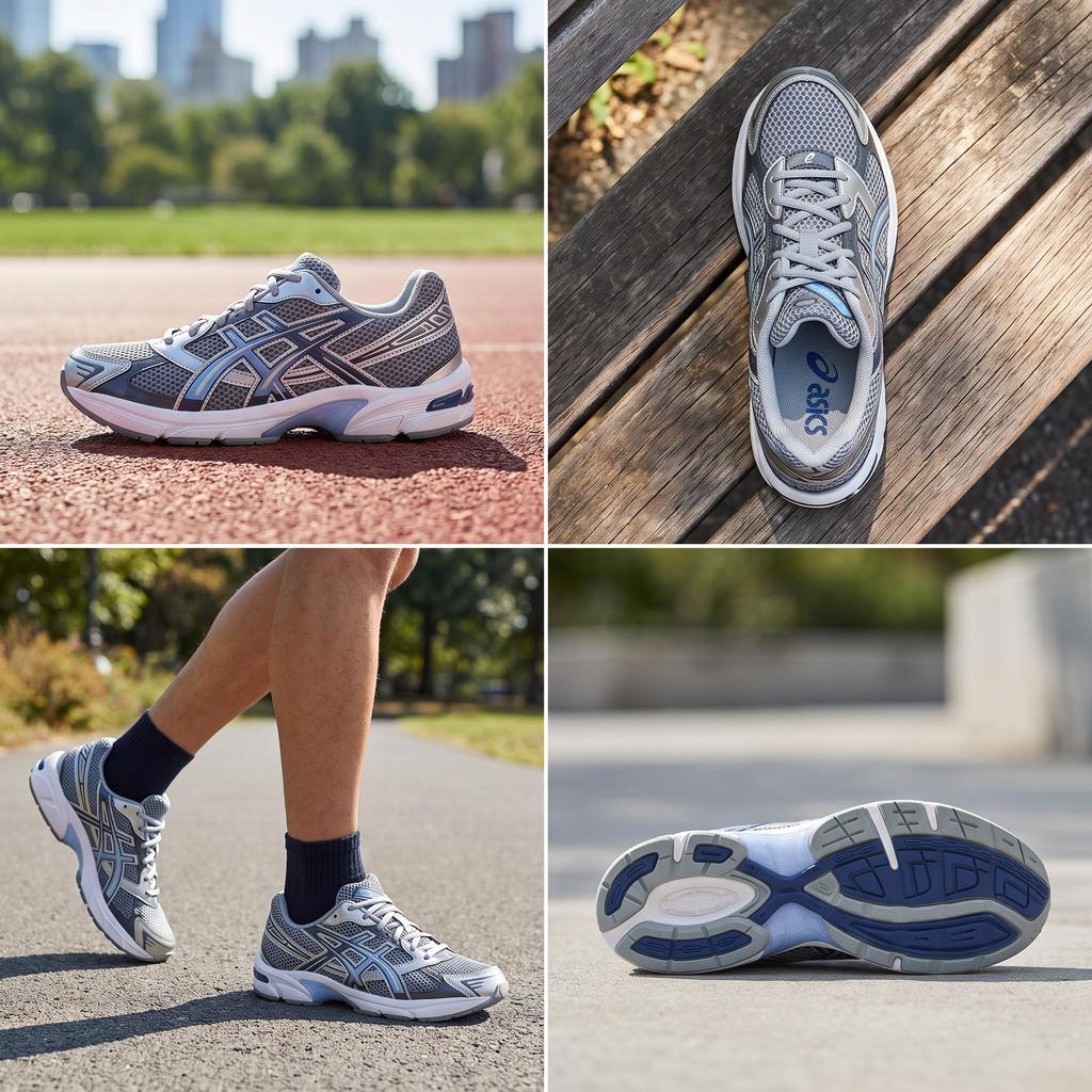 Asics Gel 1130 Gravel Silver Blue Fade Men Sneakers Pure-Silver 1203A609-022