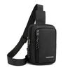 Solid Color Oxford Chest Bags Crossbody Men's Shoulder Bag Trendy Small Backpack Messenger  Phone