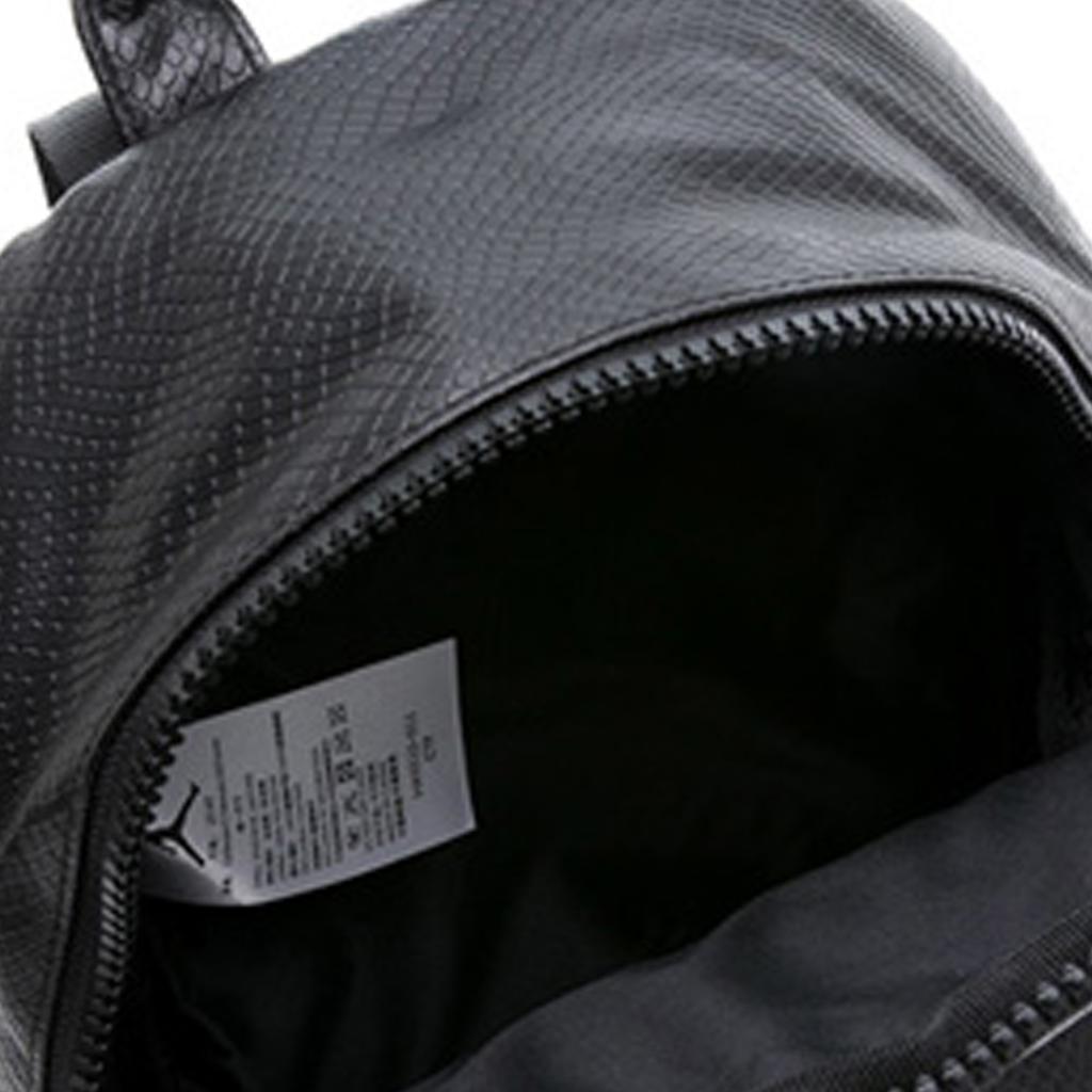 New Jordan Leather Backpack Unisex Black/Gold DO9259-011