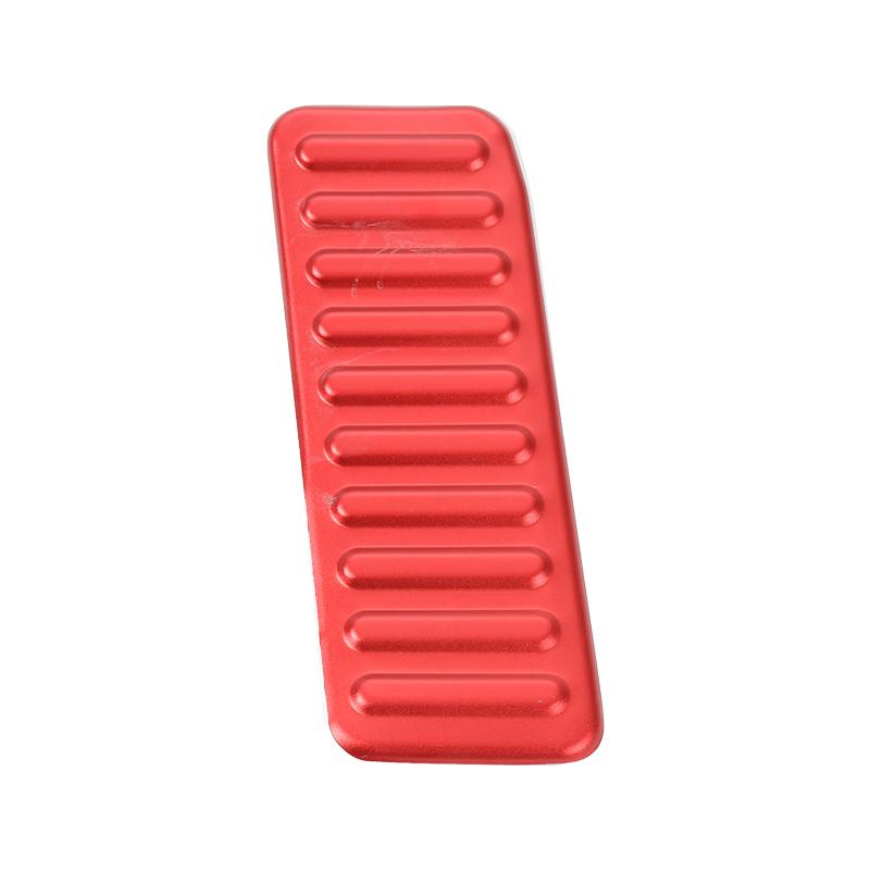 

TESIN из алюминиевого сплава, автомобильная левая педаль, подножка для ног, чехол для педали, противоскользящие аксессуары для Ford Mustang 2015 + автомобиль красный