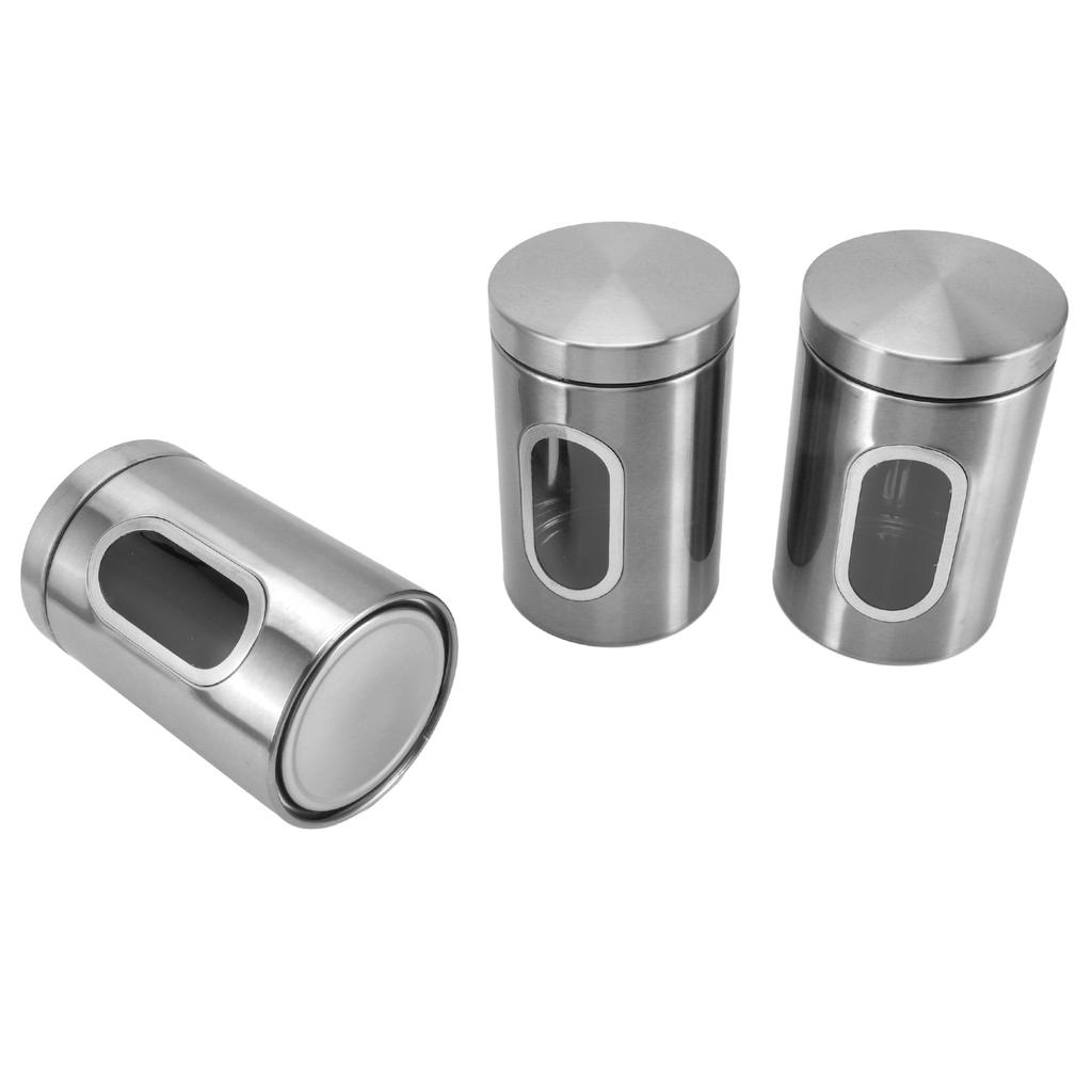 Frascos de Armazenamento de Alimentos Aço Inoxidável Reutilizável Conveniente Compacto Durável Vestível Armazenamento de Cozinha