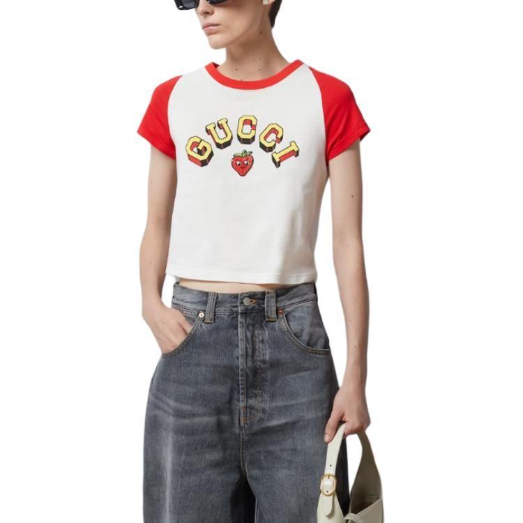 Gucci Regular T Shirt Women's White 768183-XJGDI-9282
