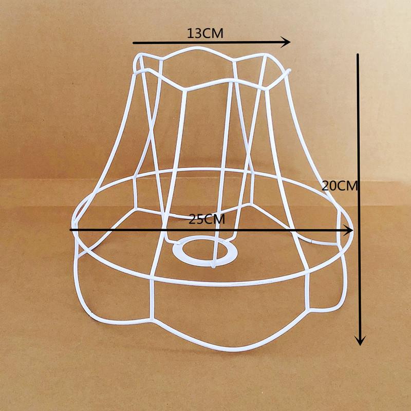 Χειροποίητος Πλαίσιο Αμπαζού Τέχνης με Σχοινί DIY: Στρογγυλά & Τετράγωνα Σιδερένια Εξαρτήματα για Επιτραπέζια Φωτιστικά