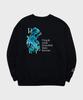 ARTISTWEAR [Atw] Cold Flower Sweatshirt Bk