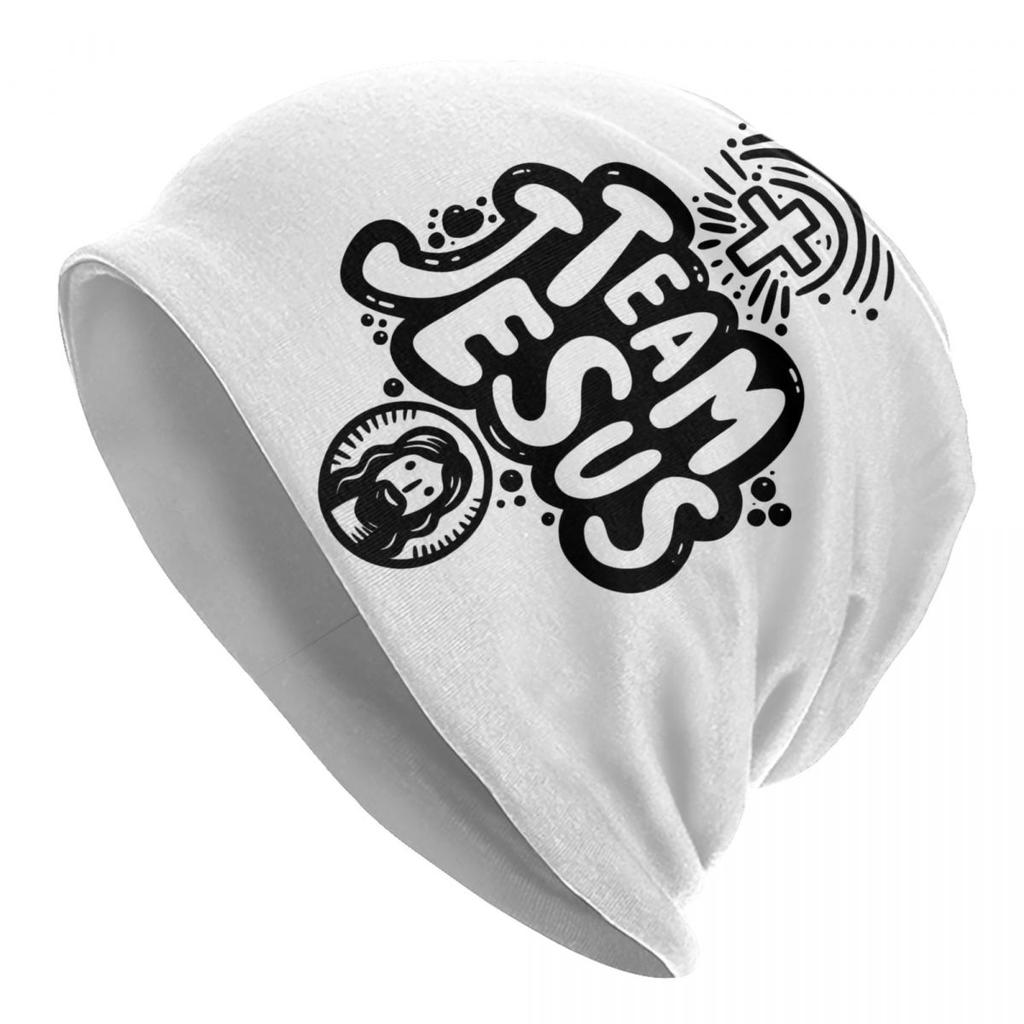 Custom Jesus Religion Christian Skullies Beanies Caps Hip Hop Winter Warm Knit Hat Unisex Adult Faith Bonnet Hats
