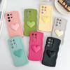 Soft TPU Love Heart Wavy Case for Samsung Galaxy S25 S23 S21 S20 FE S24 S22 Ultra Plus + A55 A35 A25 A15 A54 A53 A34 5G A05 A05s