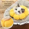 Pets Cats After Surgery Wound Protective Collar Anti Licking Flea Sunflower Pet Collar Adjustable Anti-Bite