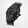 DANIEL WELLINGTON Classic Series Watch Quartz Movement Canvas Strap 40mm Black Dial Men's Watch Fashionable and Versatile DW00100738