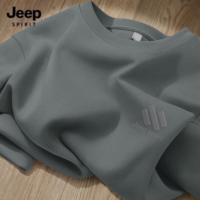 JEEP SPIRIT Men's High Street Style Sweatshirt