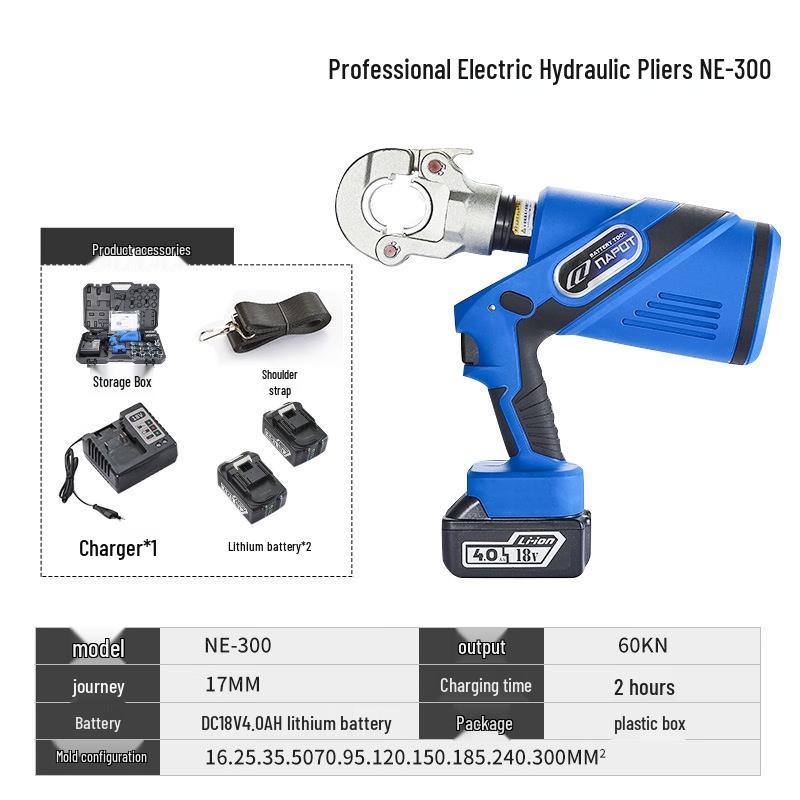 MENCCINO Electric Hydraulic Crimping Pliers CN plug (adapter included)