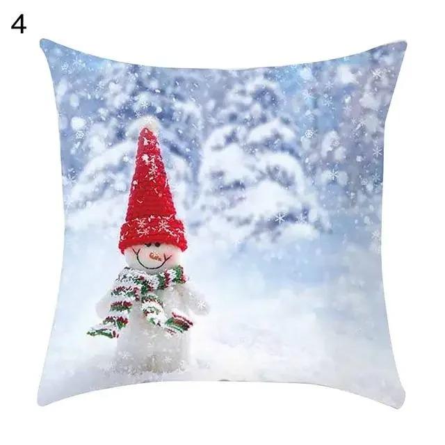 

Наволочки с рождественской тематикой Аксессуары для автомобиля Офис Санта-Клаус Гостиная Диван Домашние наволочки 40x40cm