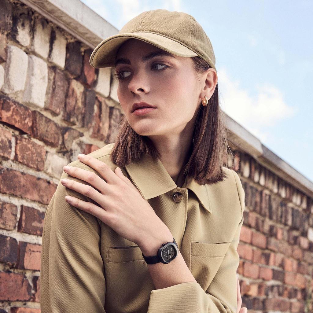 Lilianthal Berlin Multifunction Made in Black Watch, Germany, M1-001-SB023CB, Women's,